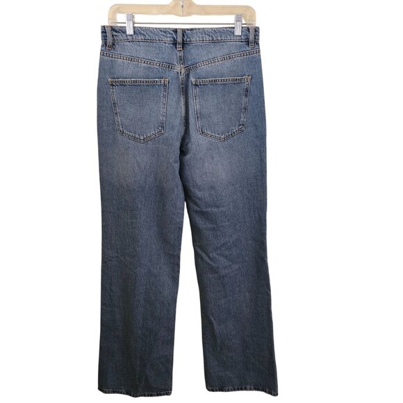 Free People We The Free NWT Long Lines Slit Straight Jeans Vintage Light Size 27 - Picture 3 of 12